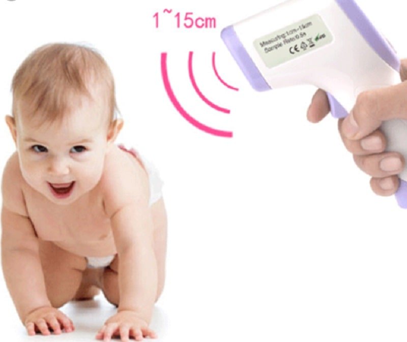 Súng đo nhiệt độ cơ thể con người không tiếp xúc HT-820D dùng cảm ứng hồng ngoại có tia laser định hướng Súng đo nhiệt độ cơ thể con người không tiếp xúc HT-820D dùng cảm ứng hồng ngoại có tia laser định hướng