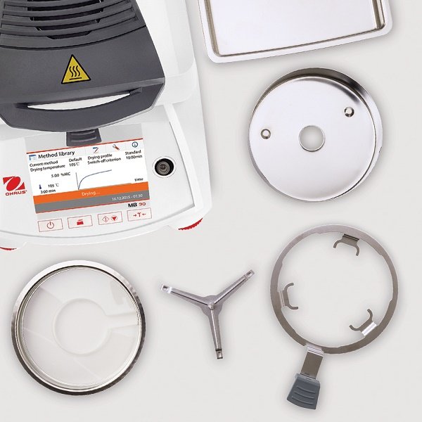 Các loại phụ kiện của cân sấy ẩm MB45 Các loại phụ kiện của cân sấy ẩm MB45