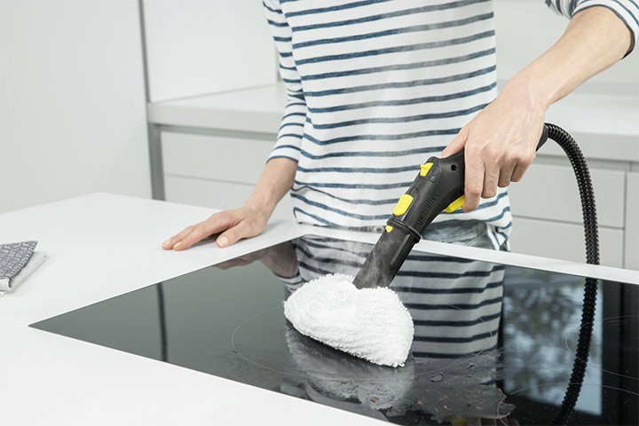 Máy làm sạch bằng hơi nước Karcher SC 5 EasyFix EU làm sạch được bếp từ, bàn đá, sàn nhà,... Máy làm sạch bằng hơi nước Karcher SC 5 EasyFix EU làm sạch được bếp từ, bàn đá, sàn nhà,...