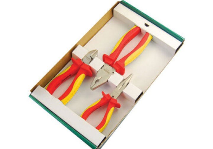 Bộ kìm cách điện 3 chi tiết Sata 09261 Bộ kìm cách điện 3 chi tiết Sata 09261