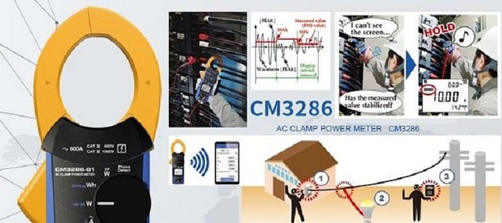 Ampe kìm Hioki CM3286 tích hợp nhiều tính năng vượt trội