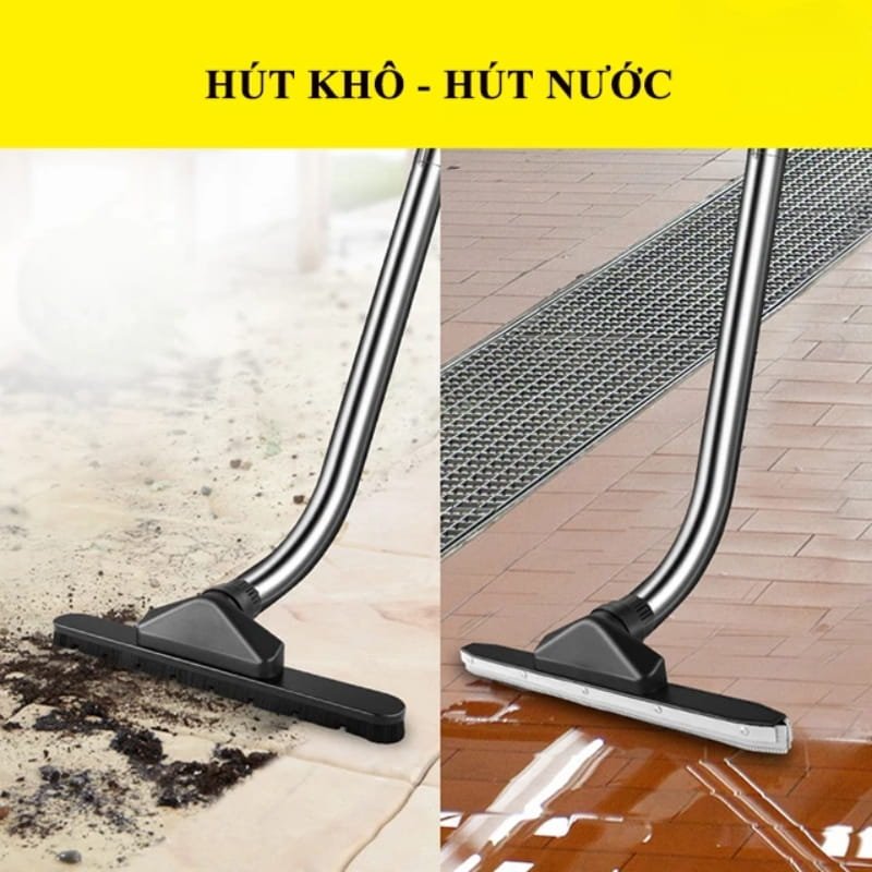 Máy hút bụi công nghiệp Kumisai KMS380T nhanh chóng làm sạch bụi khô và ướt