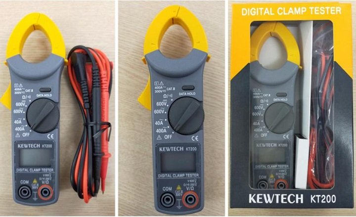 Kyoritsu KT200 đo dòng AC 400A Kyoritsu KT200 đo dòng AC 400A