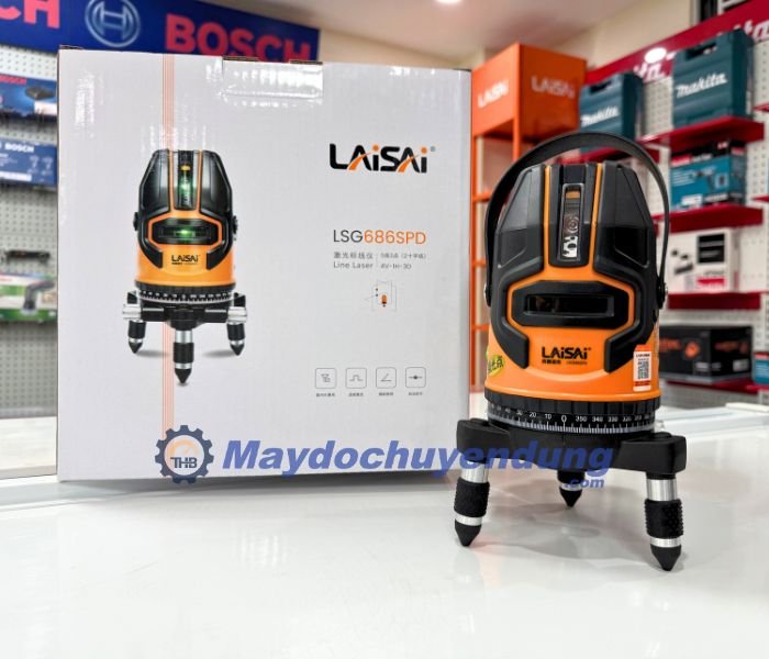 Laisai LSG686SPD được trang bị đầu bọc cao su chắc chắn