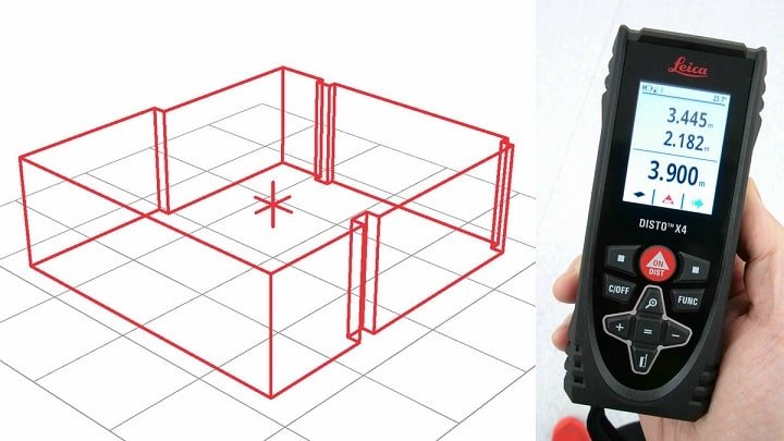 Máy đo khoảng cách laser Leica X4 thiết kế nhỏ gọn, chắc chắn Máy đo khoảng cách laser Leica X4 thiết kế nhỏ gọn, chắc chắn