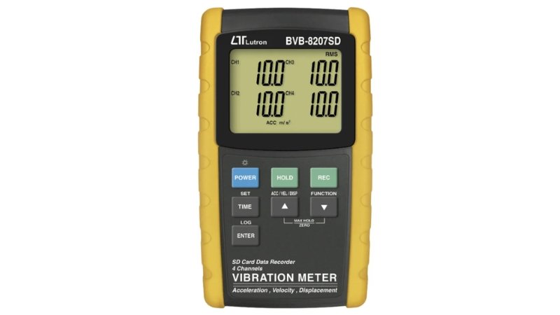Máy đo độ rung Lutron BVB-8207SD đo lường đa năng trong dải đo rộng