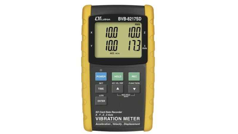 Máy đo độ rung Lutron BVB-8217SD thiết kế dạng cầm tay nhỏ gọn