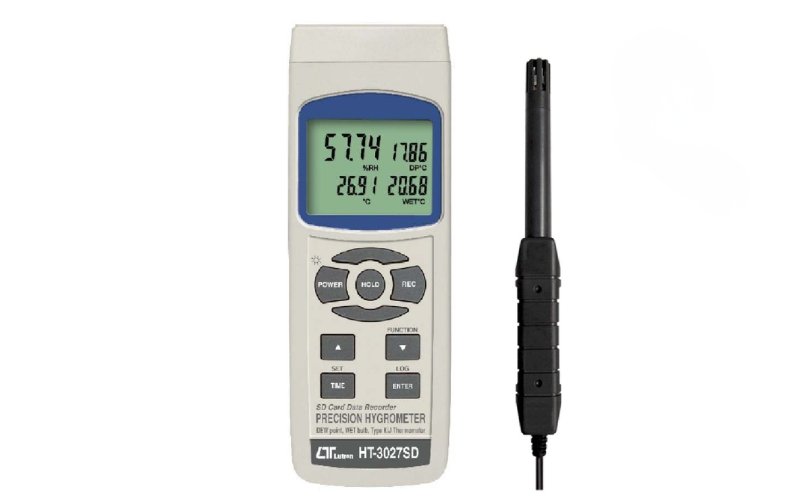 Máy đo nhiệt độ, độ ẩm Lutron HT-3027SD ứng dụng trong nhiều lĩnh vực