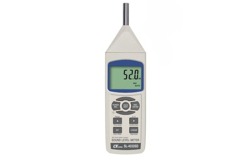 Lutron SL-4033SD sở hữu dải đo tiếng ồn lên tới 130dB