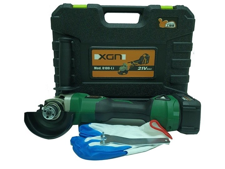 Trọn bộ máy mài góc dùng pin XGN 8100 Trọn bộ máy mài góc dùng pin XGN 8100