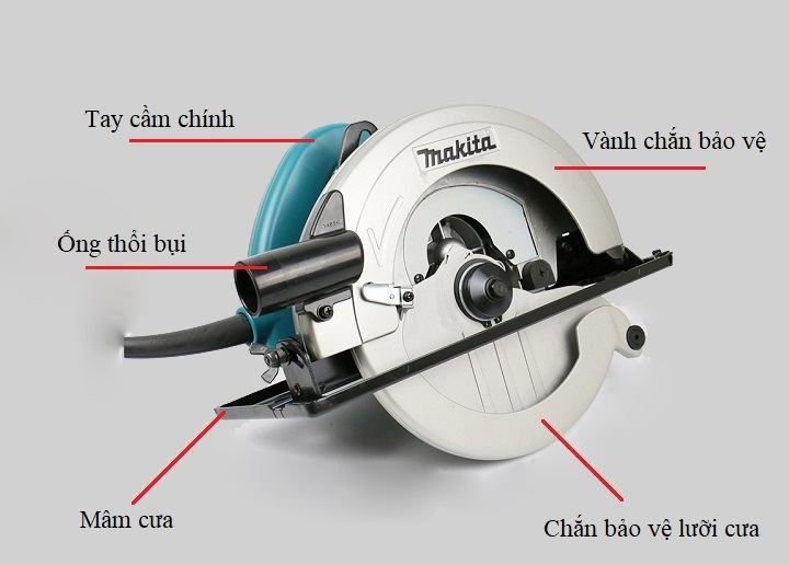 Cấu tạo máy cưa đĩa Makita N5900B Cấu tạo máy cưa đĩa Makita N5900B