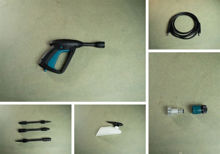Phụ kiện của máy rửa xe makita hw102 Phụ kiện của máy rửa xe makita hw102