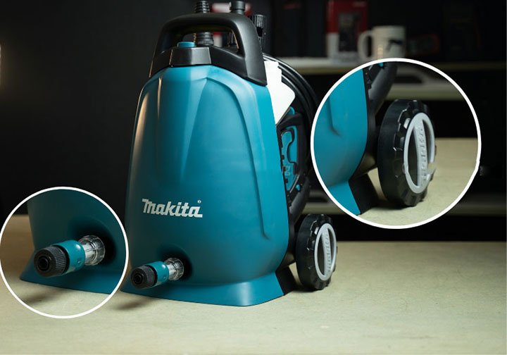 Các chi tiết trên máy rửa xe Makita HW102 Các chi tiết trên máy rửa xe Makita HW102