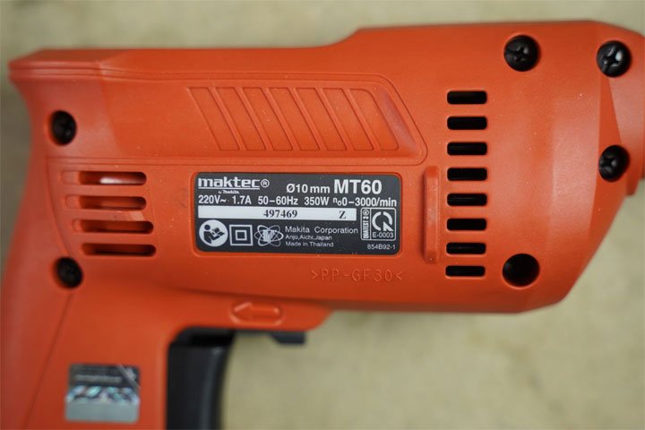 Thông số kỹ thuật máy khoan Maktec MT60 Thông số kỹ thuật máy khoan Maktec MT60