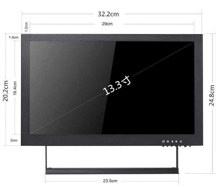 Hình ảnh màn hình 13,3 inch cổng HDMI Hình ảnh màn hình 13,3 inch cổng HDMI