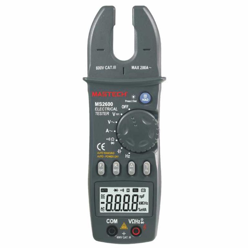 Ampe kìm dòng AC Mastech MS2600 hiển thị số lên đến 4000
