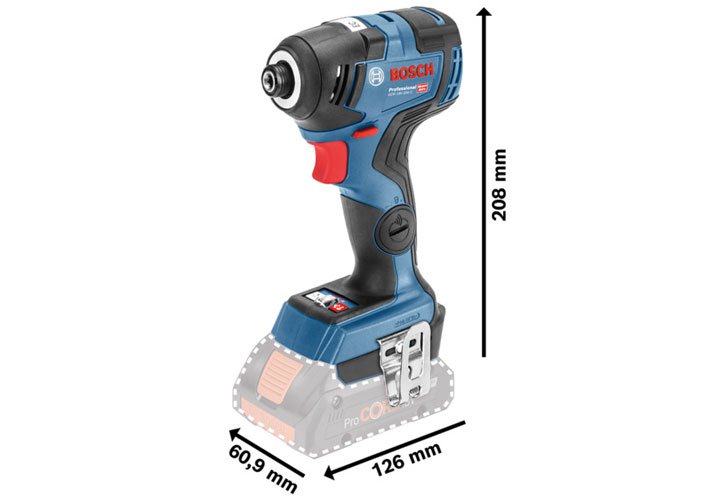 Thân máy bắt vít Bosch GDR 18V 200C Solo