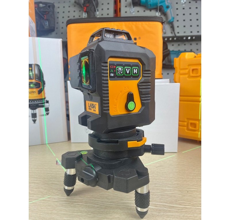 Máy cân bằng laser Laisai LSG 6666 12 tia xanh đo chính xác cao