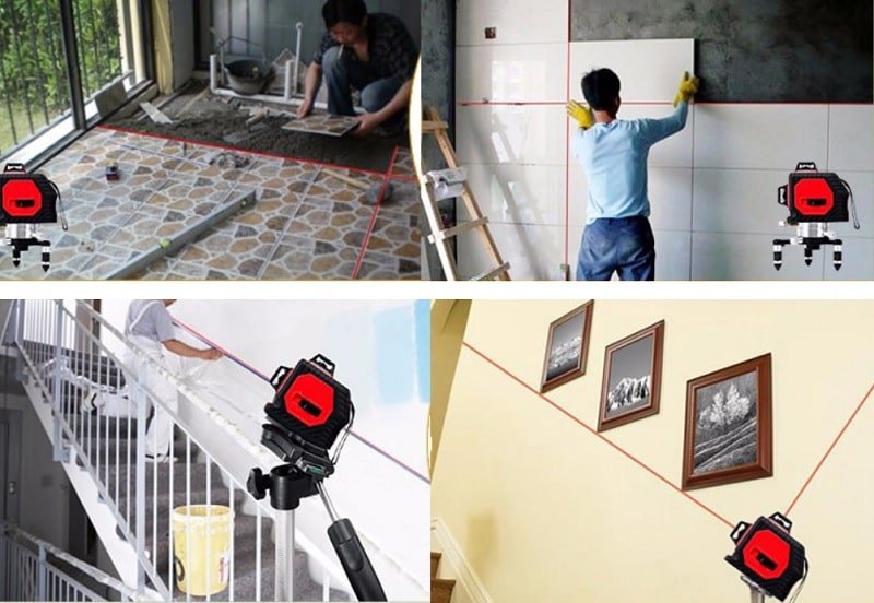 Máy bắn cốt 2 chiều 8 tia đỏ TR800 có khả năng làm việc đến 25m Máy bắn cốt 2 chiều 8 tia đỏ TR800 có khả năng làm việc đến 25m