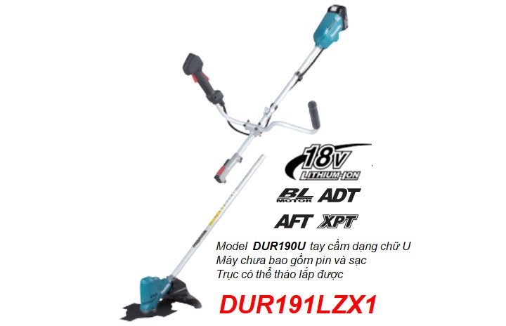 Máy cắt cỏ Makita DUR191URT1 Máy cắt cỏ Makita DUR191URT1