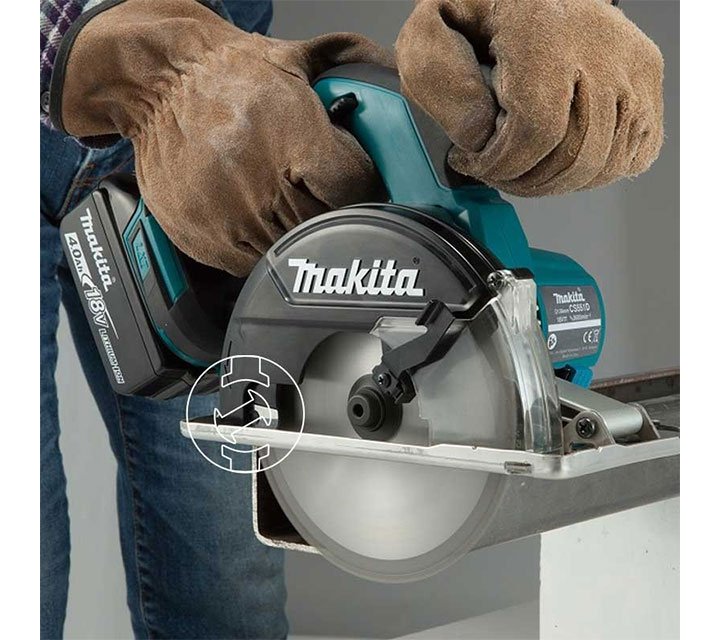 Hình ảnh máy cắt kim loại dùng pin Makita DCS551RMJ Hình ảnh máy cắt kim loại dùng pin Makita DCS551RMJ
