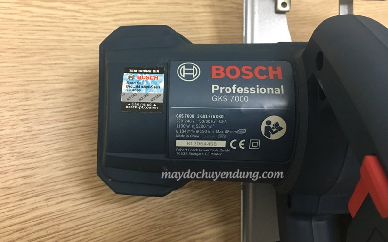 Thông số trên máy cưa gỗ GKS 7000 Thông số trên máy cưa gỗ GKS 7000