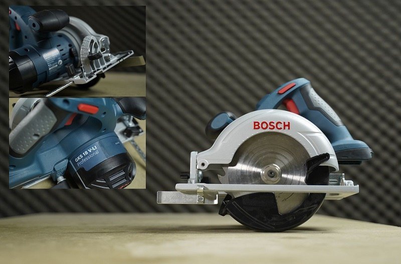 Bosch GKS 18V LI thiết kế đầy mạnh mẽ