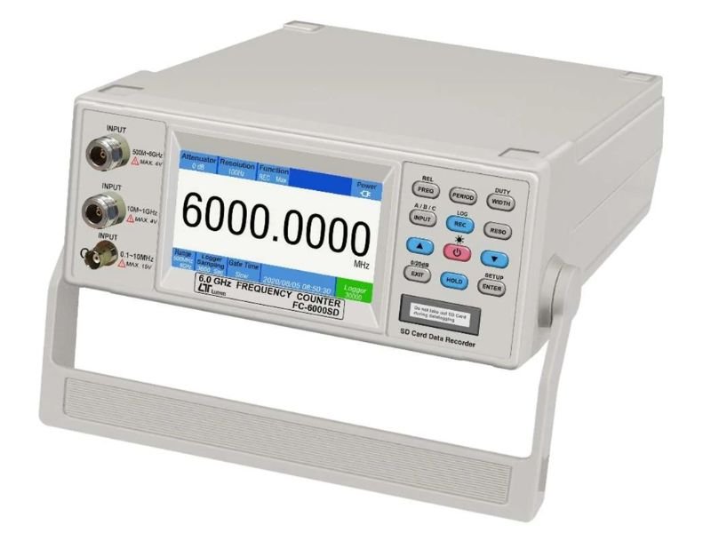 Lutron FC-6000SD hỗ trợ ghi dữ liệu tự động từ 1 - 3600 giây
