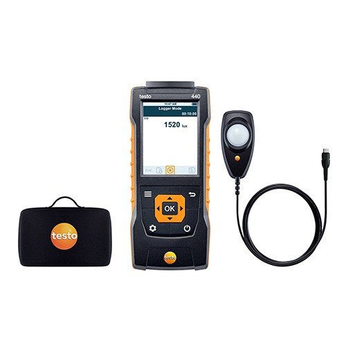 Máy đo ánh sáng 0563 4402 bộ Kit Testo 440