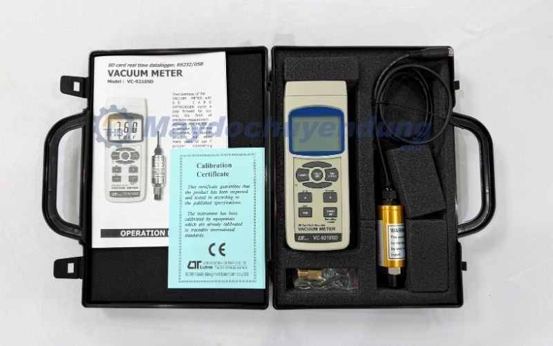 Bộ sản phẩm máy đo chân không Lutron VC-9210SD