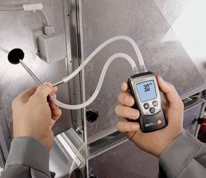 Máy đo chênh lệch áp suất Testo 510 Máy đo chênh lệch áp suất Testo 510