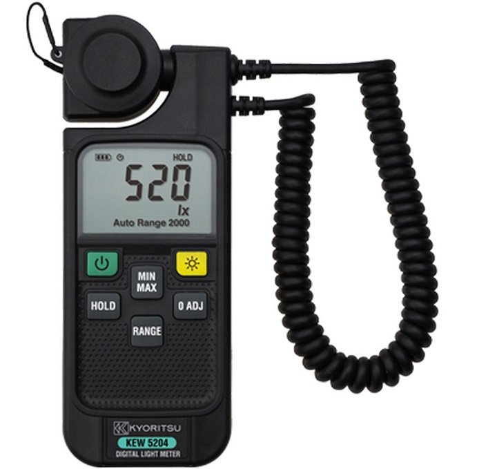 Máy đo cường độ ánh sáng Kyoritsu 5204 bền chắc Máy đo cường độ ánh sáng Kyoritsu 5204 bền chắc