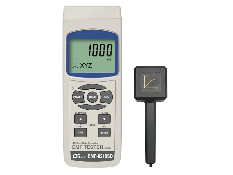 Lutron EMF-8218SD thiết kế nhỏ gọn, cảm biến đầu dò rời tiện dụng