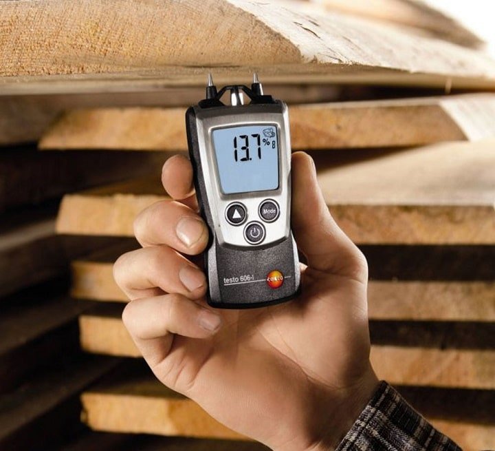 Máy đo độ ẩm Testo 606-2 kiểm tra độ ẩm cho gỗ chính xác Máy đo độ ẩm Testo 606-2 kiểm tra độ ẩm cho gỗ chính xác