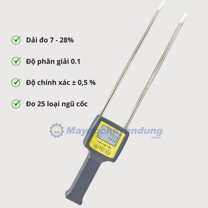 Máy đo độ âm cà phê, nông sản, ngũ cốc TK25G kiểm tra chính xác, sai số thấp Máy đo độ âm cà phê, nông sản, ngũ cốc TK25G kiểm tra chính xác, sai số thấp