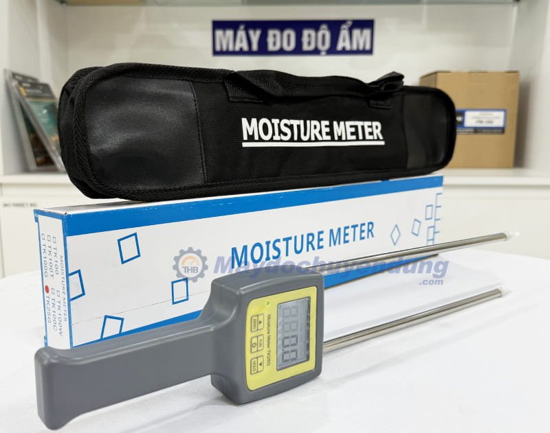Bộ sản phẩm máy đo độ ẩm nông sản, ngũ cốc TK25G Bộ sản phẩm máy đo độ ẩm nông sản, ngũ cốc TK25G