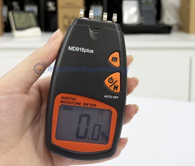 Máy đo độ ẩm giấy MD-916 nhỏ gọn, dễ sử dụng Máy đo độ ẩm giấy MD-916 nhỏ gọn, dễ sử dụng