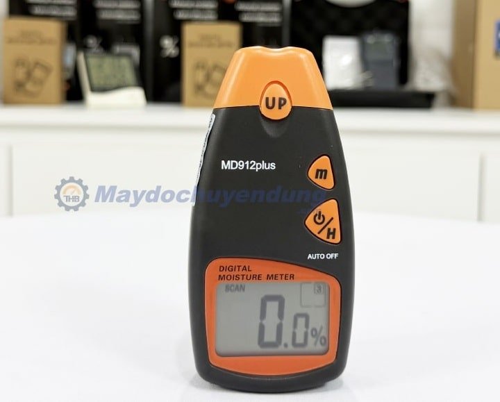Máy đo độ ẩm gỗ MD-912 nhỏ gọn, có nắp bảo vệ chân đo Máy đo độ ẩm gỗ MD-912 nhỏ gọn, có nắp bảo vệ chân đo
