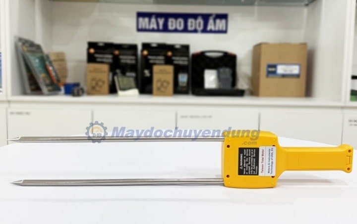 Mặt sau của máy đo độ ẩm nông sản TK-100S Mặt sau của máy đo độ ẩm nông sản TK-100S