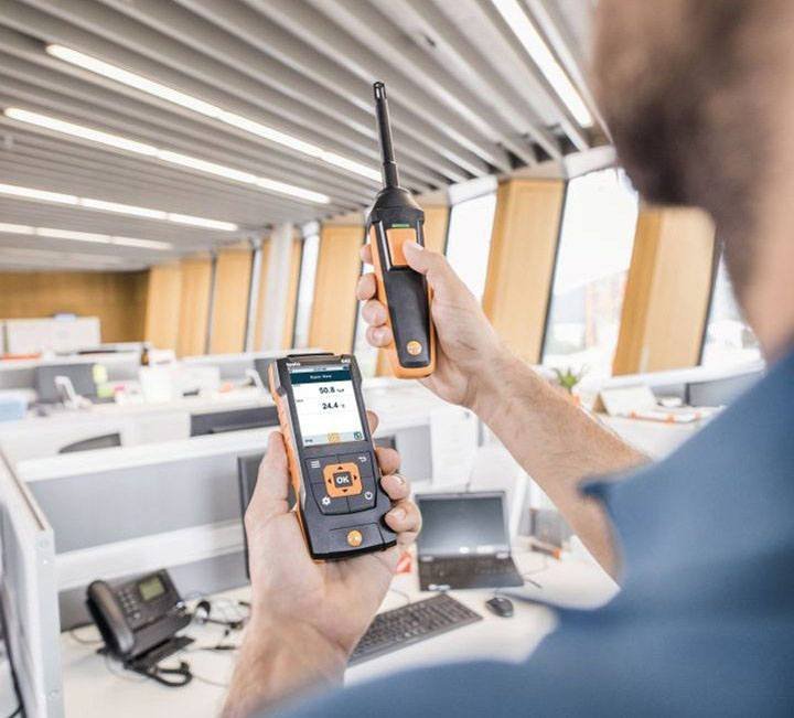 Máy đo độ ẩm (dùng Bluetooth) Testo 0563 4404 Máy đo độ ẩm (dùng Bluetooth) Testo 0563 4404