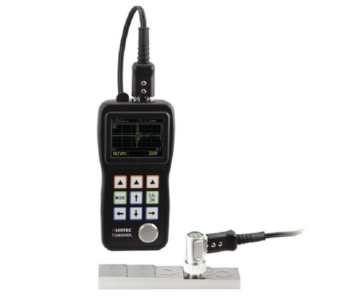 Máy đo độ dày lớp phủ Huatec TG-4500 sở hữu màn hình lớn với các thông số hiển thị to, rõ ràng 320×240 pixel Máy đo độ dày lớp phủ Huatec TG-4500 nhỏ gọn, dễ sử dụng