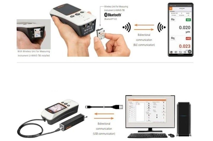 Máy Mitutoyo SJ-220 178-743-13 tương thích bộ truyền dữ liệu U-WAVE-TIB Máy Mitutoyo SJ-220 178-743-13 tương thích bộ truyền dữ liệu U-WAVE-TIB
