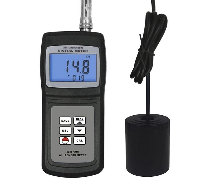 Máy đo độ trắng Total Meter WM-106 tuổi thọ cao, đo màu trắng chính xác Máy đo độ trắng Total Meter WM-106 tuổi thọ cao, đo màu trắng chính xác