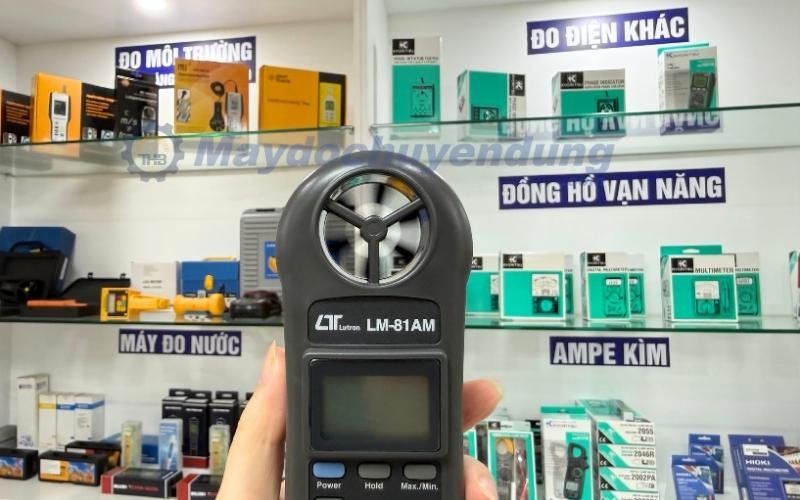 Đầu đo dạng cánh quạt của máy đo gió Lutron LM-81AM