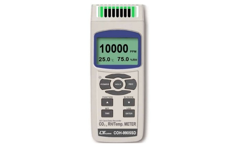 Máy đo khí CO, độ ẩm và nhiệt độ Lutron COH-9905SD