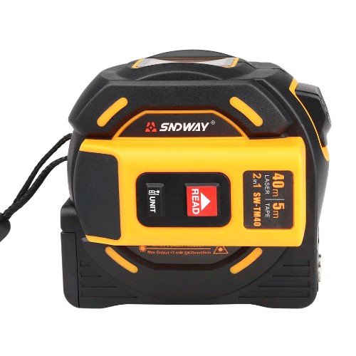 Máy đo khoảng cách Laser 40m và thước cuộn SW-TM40