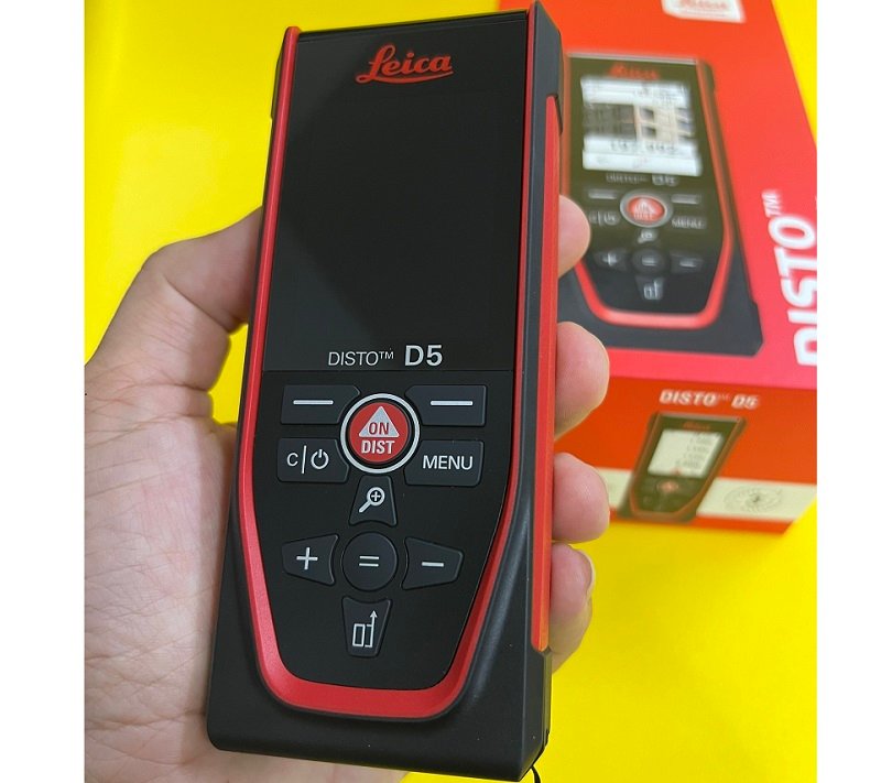 Thiết kế máy đo khoảng cách laser Leica Disto D5 200m hiện đại, nhỏ gọn, bền chắc