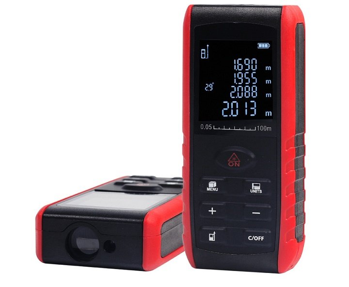 Total Meter E100 100m mang thiết kế ngỏ gọn dễ sử dụng Total Meter E100 100m mang thiết kế ngỏ gọn dễ sử dụng