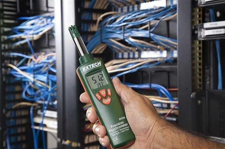 Extech RH390 đo độ ẩm và nhiệt độ chính xác Extech RH390 đo độ ẩm và nhiệt độ chính xác