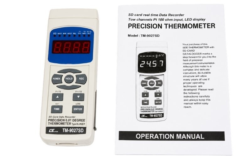 Máy đo nhiệt độ tiếp xúc Lutron TM-9027SD chính hãng
